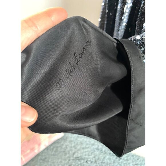 Ralph Lauren Purple Label Camari Sequin Cocktail Dress 4 Embellished Gown $4790 - Picture 9 of 16